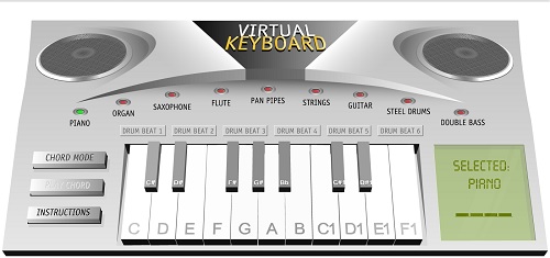 Virtual Piano  Keyboard Mappings