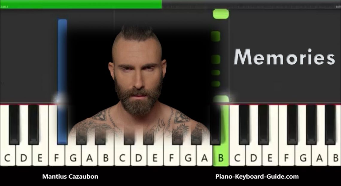 memories maroon 5 on piano tutorial